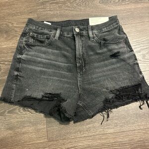 American Eagle Black Demin Shorts
